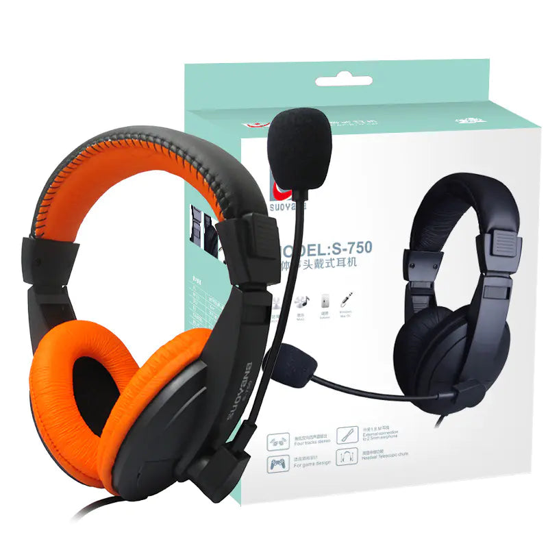 Casque de Jeu Filaire S-750 avec Microphone